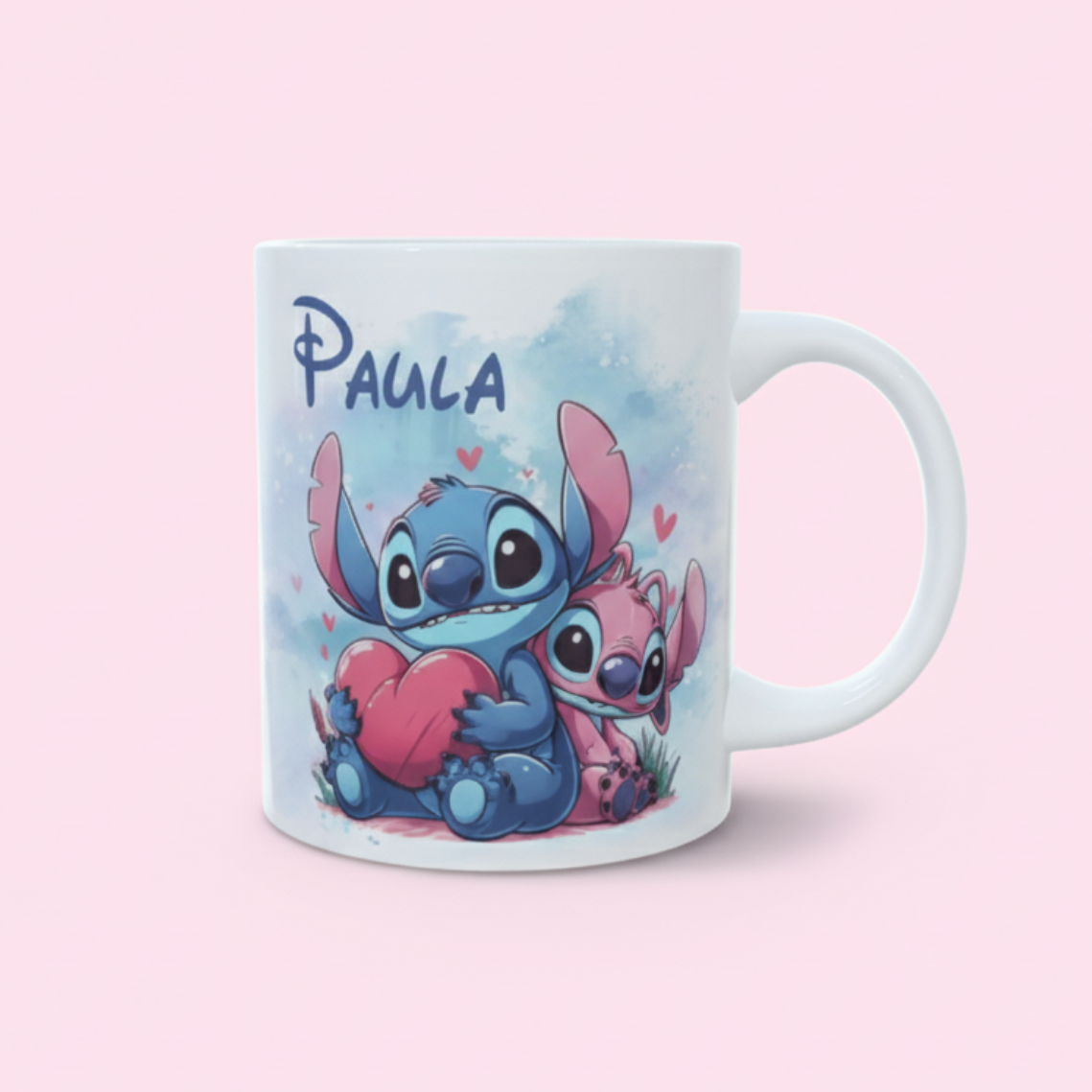 Taza Stitch con nombre