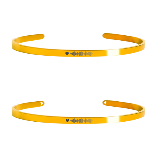 Brazalete 4mm Spotify (dorado)