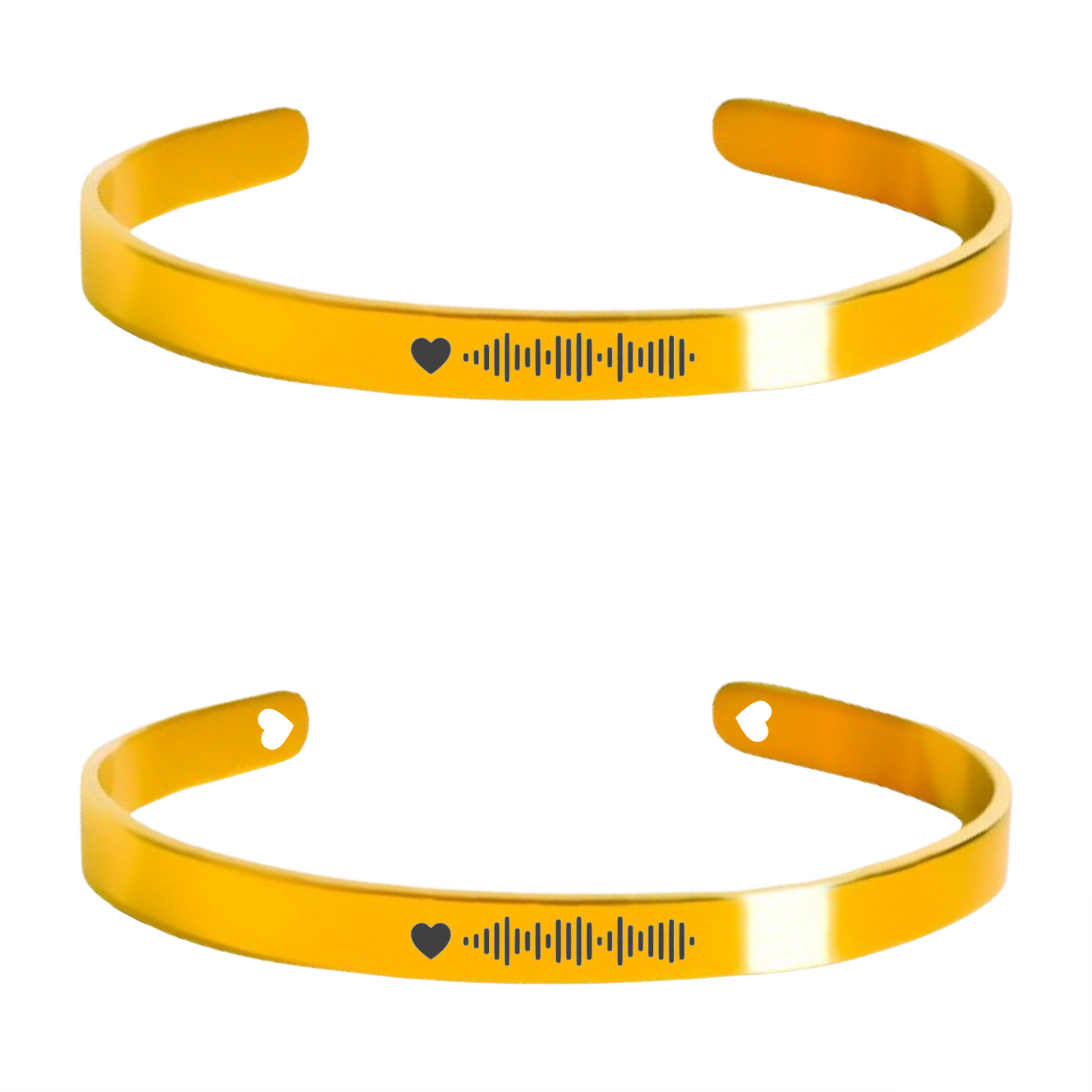 Brazalete 6mm Spotify (dorado)