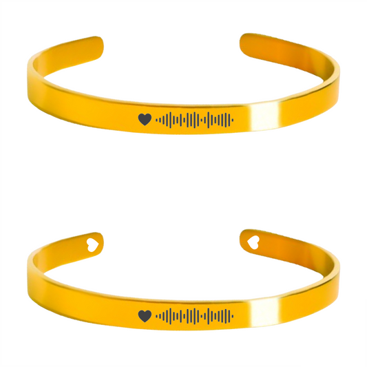 Brazalete 6mm Spotify (dorado)