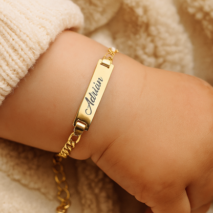 Pulsera infantil 12-15cm (dorada)