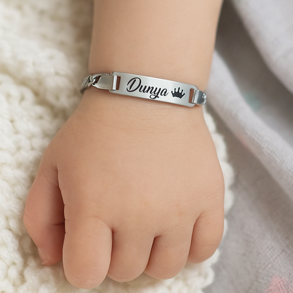 Pulsera infantil 12-15cm (plateada)