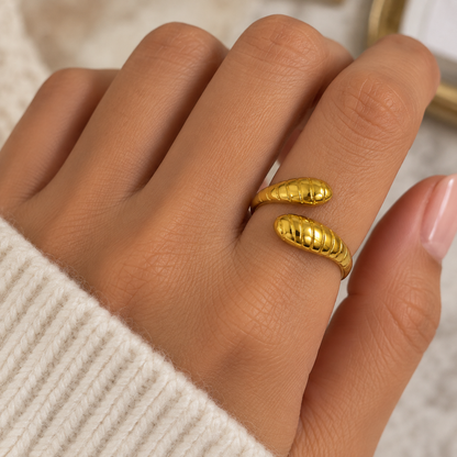 Anillo Espiga Dorado - Dorado