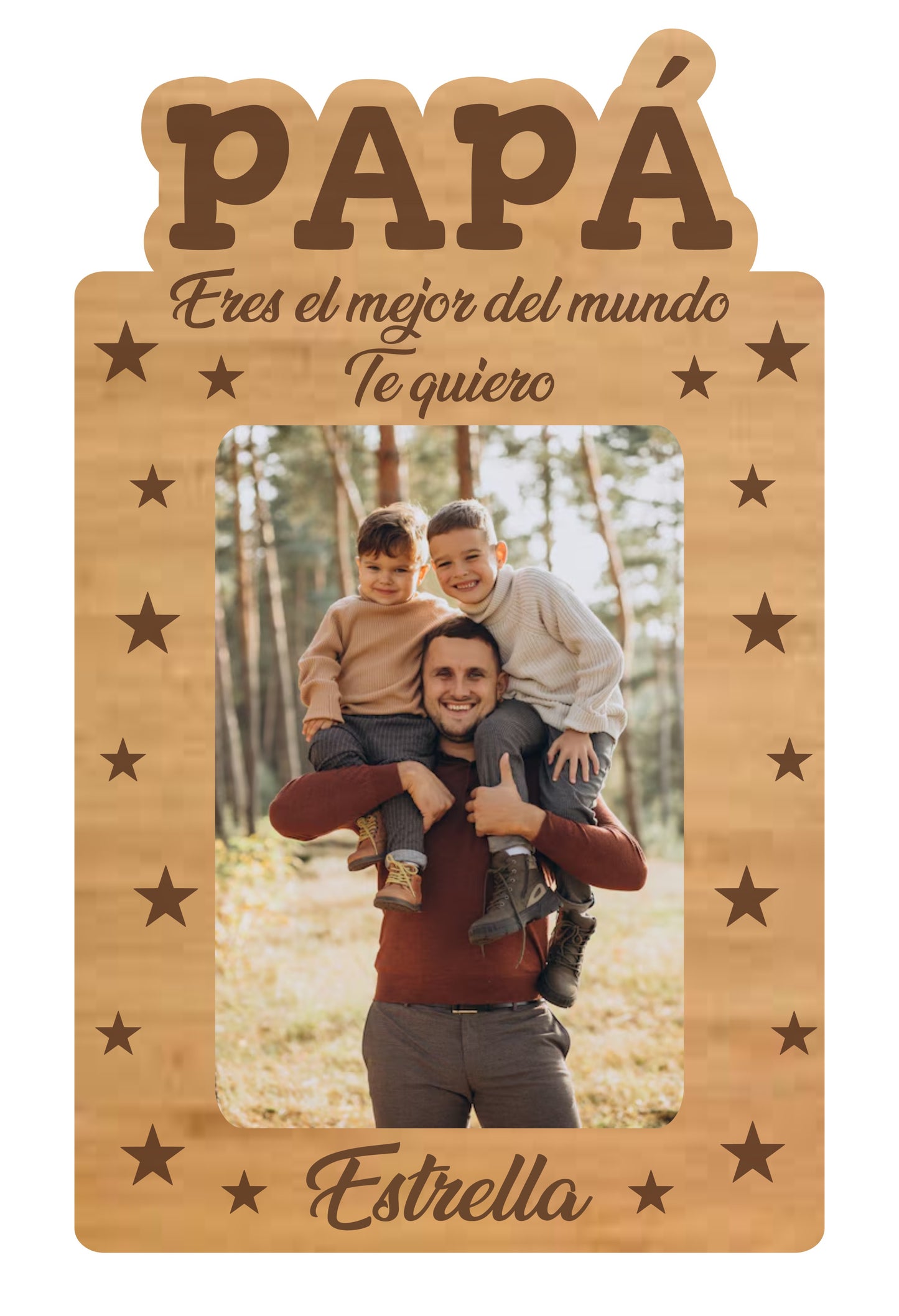 Marco papá vertical