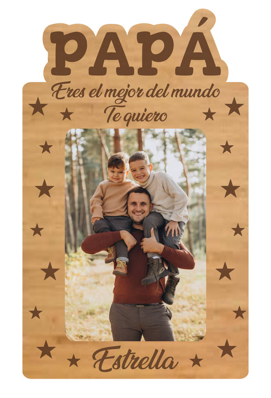 Marco papá vertical