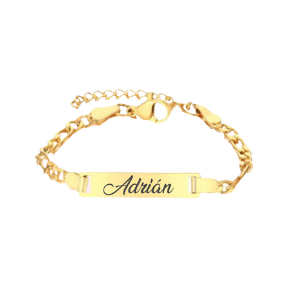 Pulsera infantil 12-15cm (dorada)