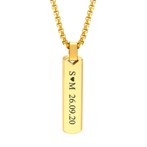 Collar barra (dorado)